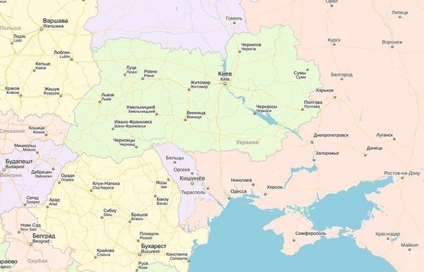 Спасительная карта для детей Юго-Востока Украины