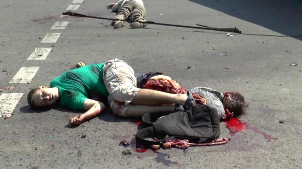(21+) Военные преступления хунты в Луганске 13 августа