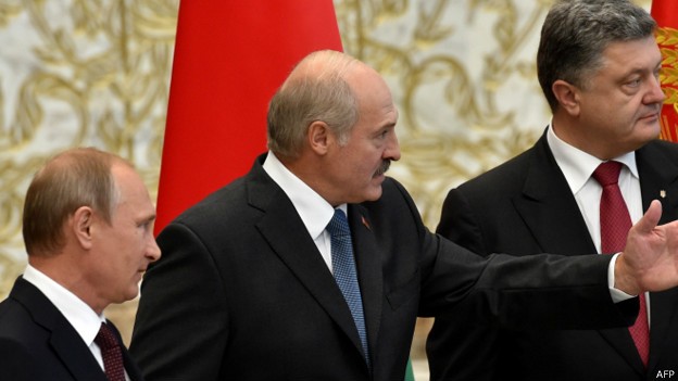 Путин и Порошенко начали переговоры с глазу на глаз