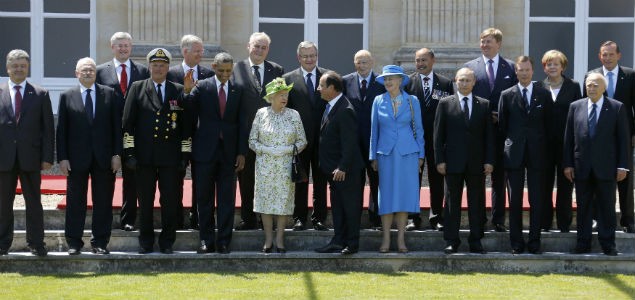 Современные политические лидеры на 70-й годовщине высадки войск союзников в Нормандии (2014-й год). Это «открытое» мировое правительство. А как выглядит тайное?