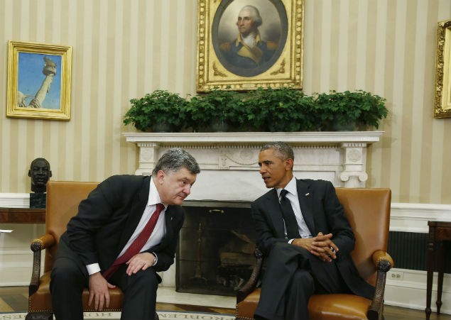 Встреча президентов Украины и США в Овальном кабинете Белого дома, 18 сентября 2014 года