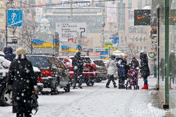 Как путинский снег захватил Киев