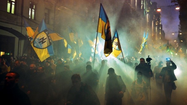 UKRAINE-HISTORY-UPA-NATIONALIST-DEMO