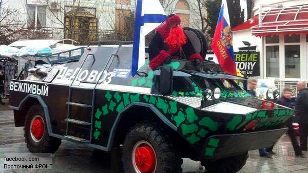 Новости Новороссии: обстрел под «неприличные жесты», «киборги» под елкой и «вежливый» Дед Мороз