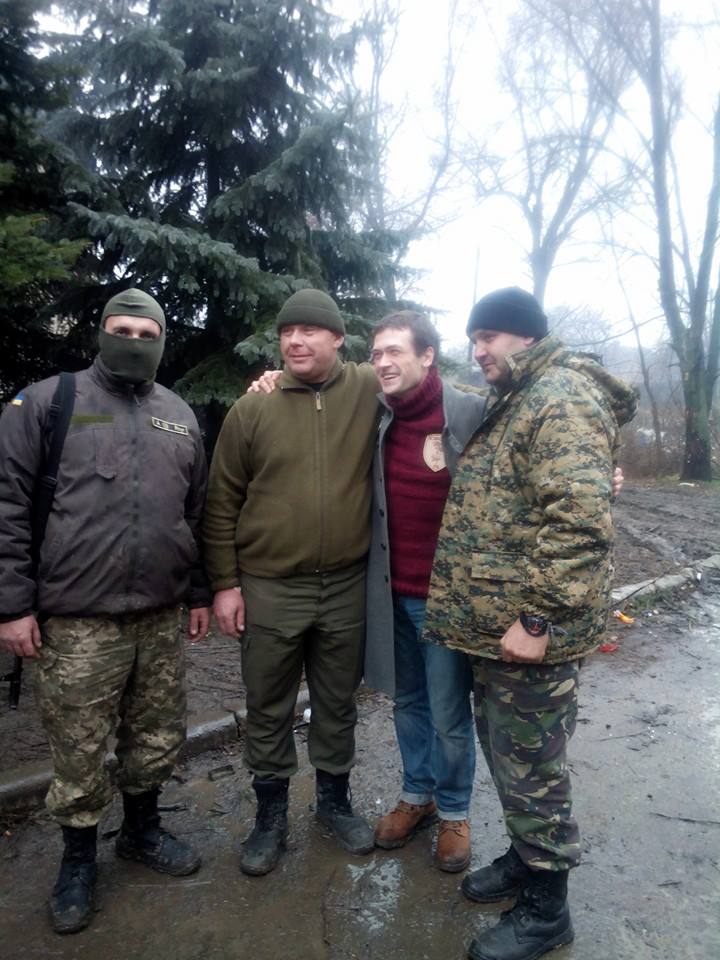 Российский актер Пашинин лично прибыл поддержать украинскую армию