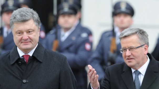 Польские антифашисты омрачили визит Порошенко в Варшаву 