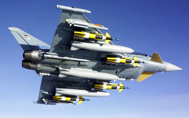 Истребитель-бомбардировщик Typhoon ВВС ФРГ (Jagdgeschwader 74)