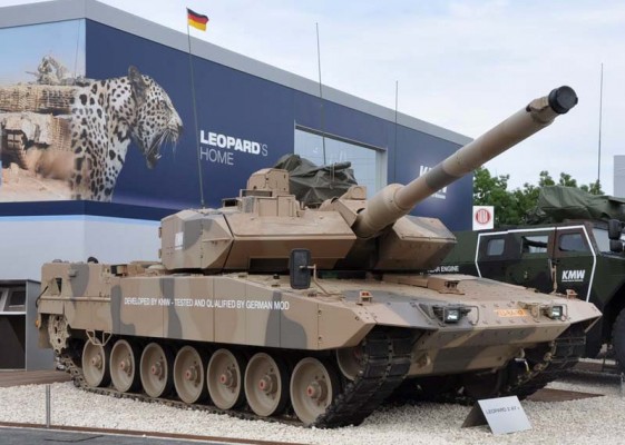 Последняя модификация знаменитого немецкого танка Леопарда 2 - Леопард 2А7+
