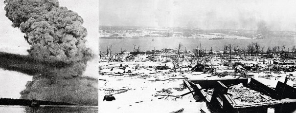 6 декабря 1917 г. в 9.06 утра в гавани Галифакса произошел чудовищный взрыв, который уничтожил значительную часть города.