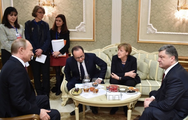 Путин, Меркель, Олланд и Порошенко договорились о встрече в Париже в начале октября