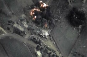Точечные удары российской авиации по объектам террористической организации ИГ