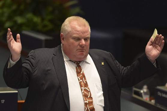 Mayor Rob Ford in Council