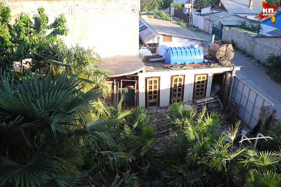 Вид с балкона дома родителей Джамалы