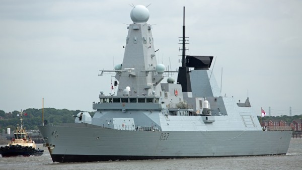 HMS DUNCAN IN LONDON