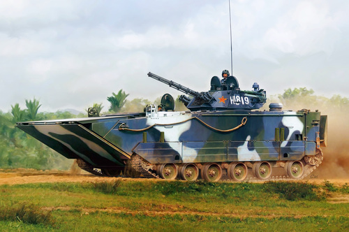 Китайские военные представили "самый быстрый" плавающий танк
