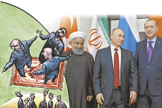 Как Россия, Турция и Иран будут делить Сирию