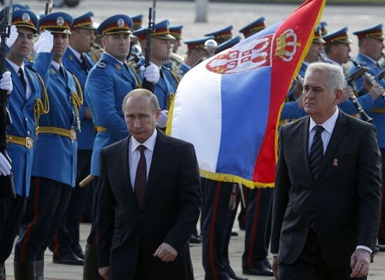 Путина встречали в Сербии как триумфатора