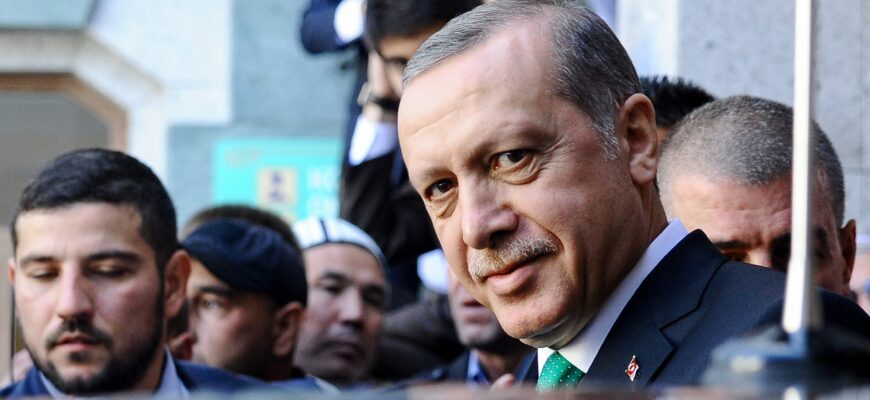 Зеленый галстук Эрдогана