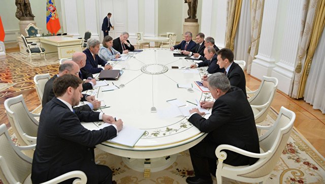 В Кремле раскрыли подробности встречи Путина и Керри