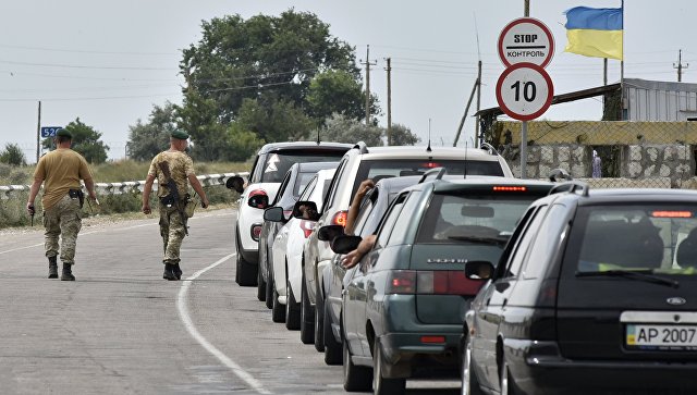 В ФСБ рассказали о хамстве украинских пограничников на границе с Крымом