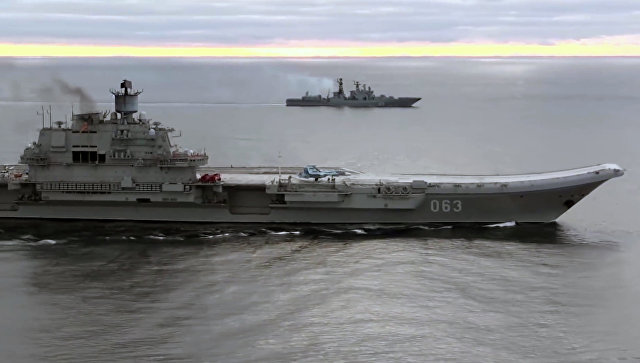 Корабельная ударная группа Северного флота повышает градус истерики в НАТО