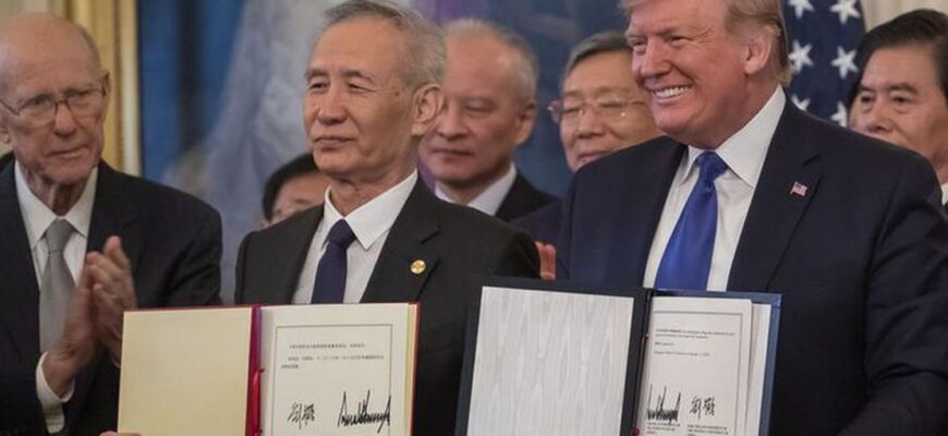 Дональд Трамп заключил торговое соглашение с Китаем