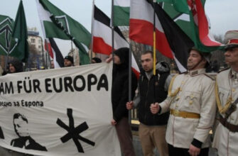 Факельное шествие нациков Болгарии