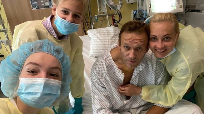 Алексей Навальный с семьёй