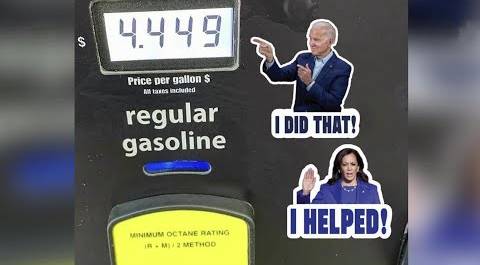 Цены на бензин в США в марте 2022 года достигли рекордных значений.
