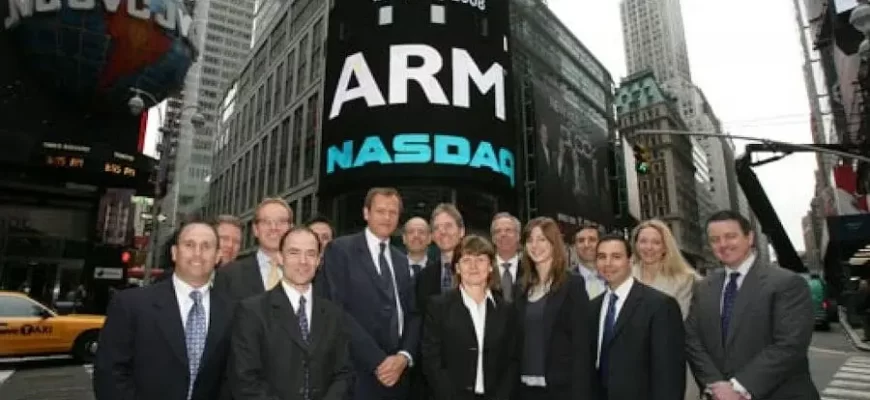 Инвесторы позитивно восприняли крупнейшее IPO 2023 года. Акции Arm Holdings выросли на 24,69%