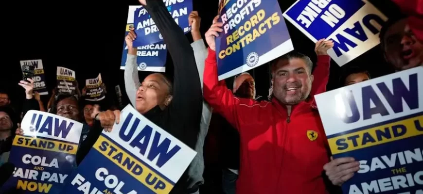 UAW объявила забастовку на трех ключевых автозаводах General Motors, Ford и Stellantis